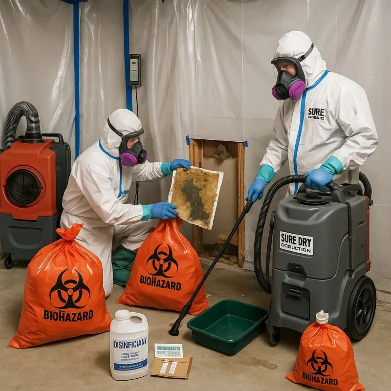 Contaminated Water Handling Protocols process in Muskingum County, OH